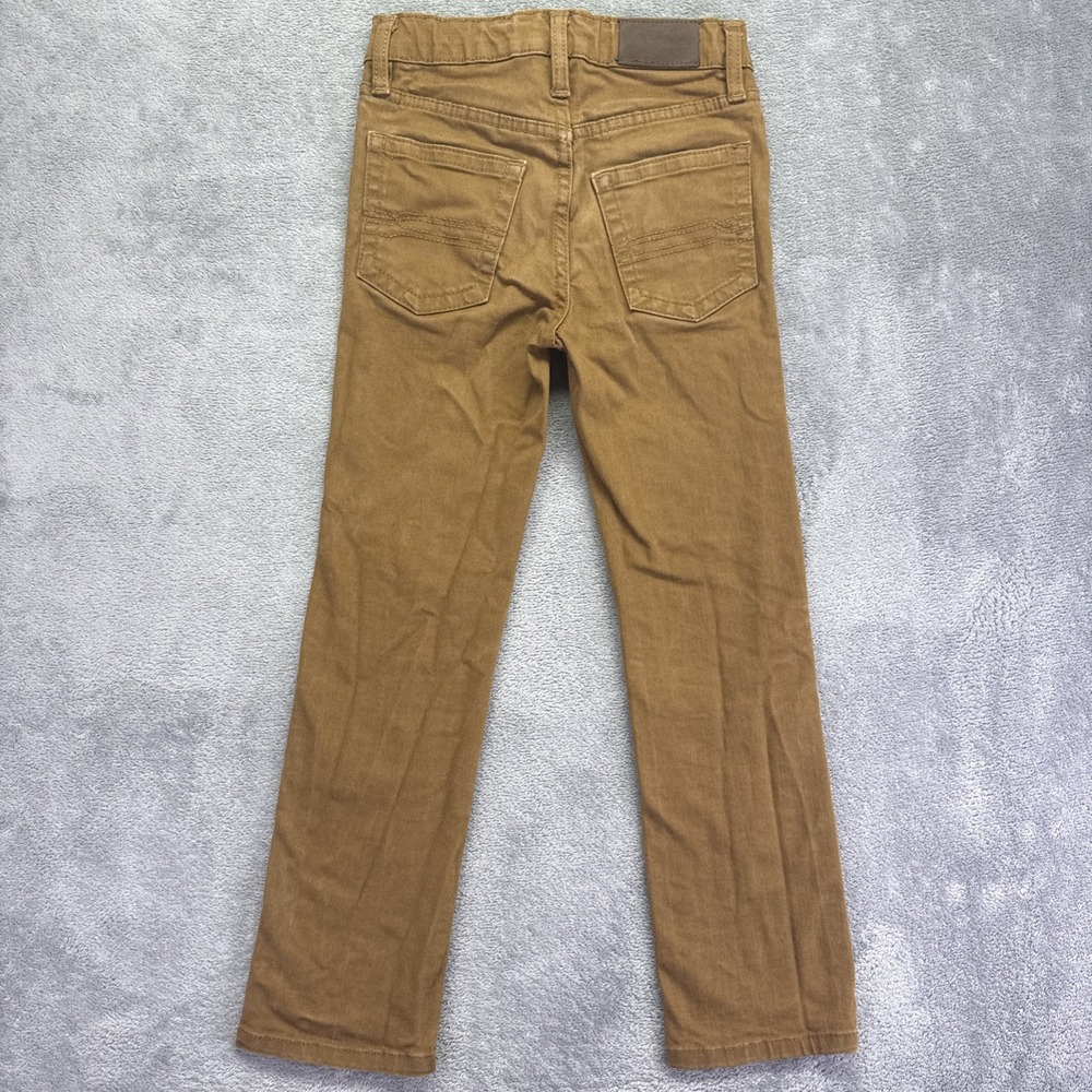 Cody James Jeans Youth Boys Size 8 Regular Brown Western Straight Adjust Waist